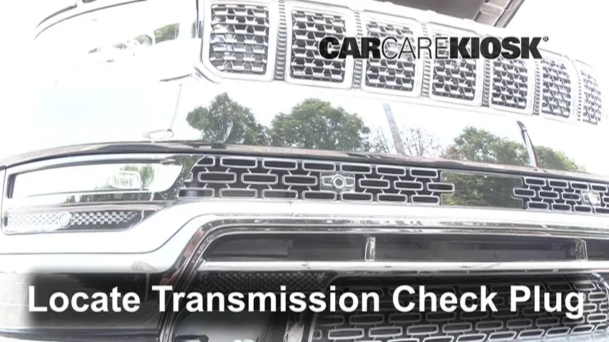2022 Jeep Grand Wagoneer Series III 6.4L V8 Transmission Fluid Check Fluid Level